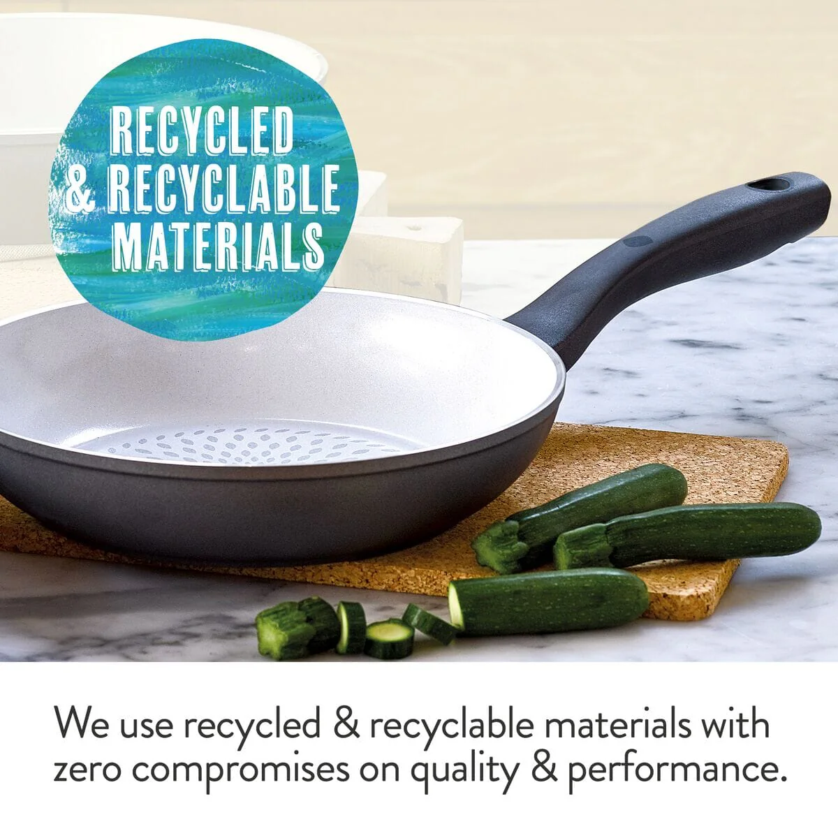 28cm Earth Pan Ceramic StirFry - Image 5