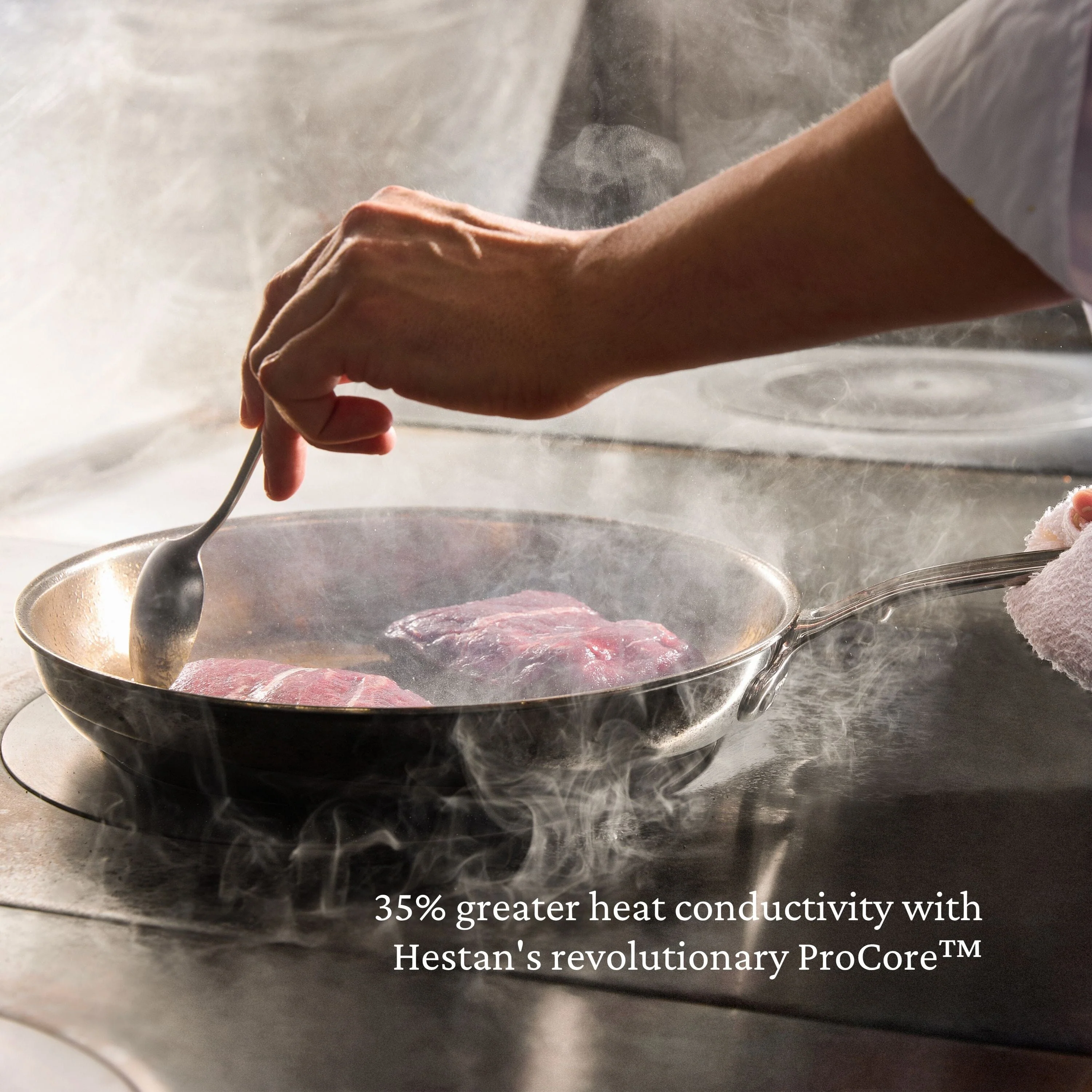 Hestan ProBond Luxe 3pc Skillet Set:  (8.5”, 11", and 12.5" skillets) - Image 7