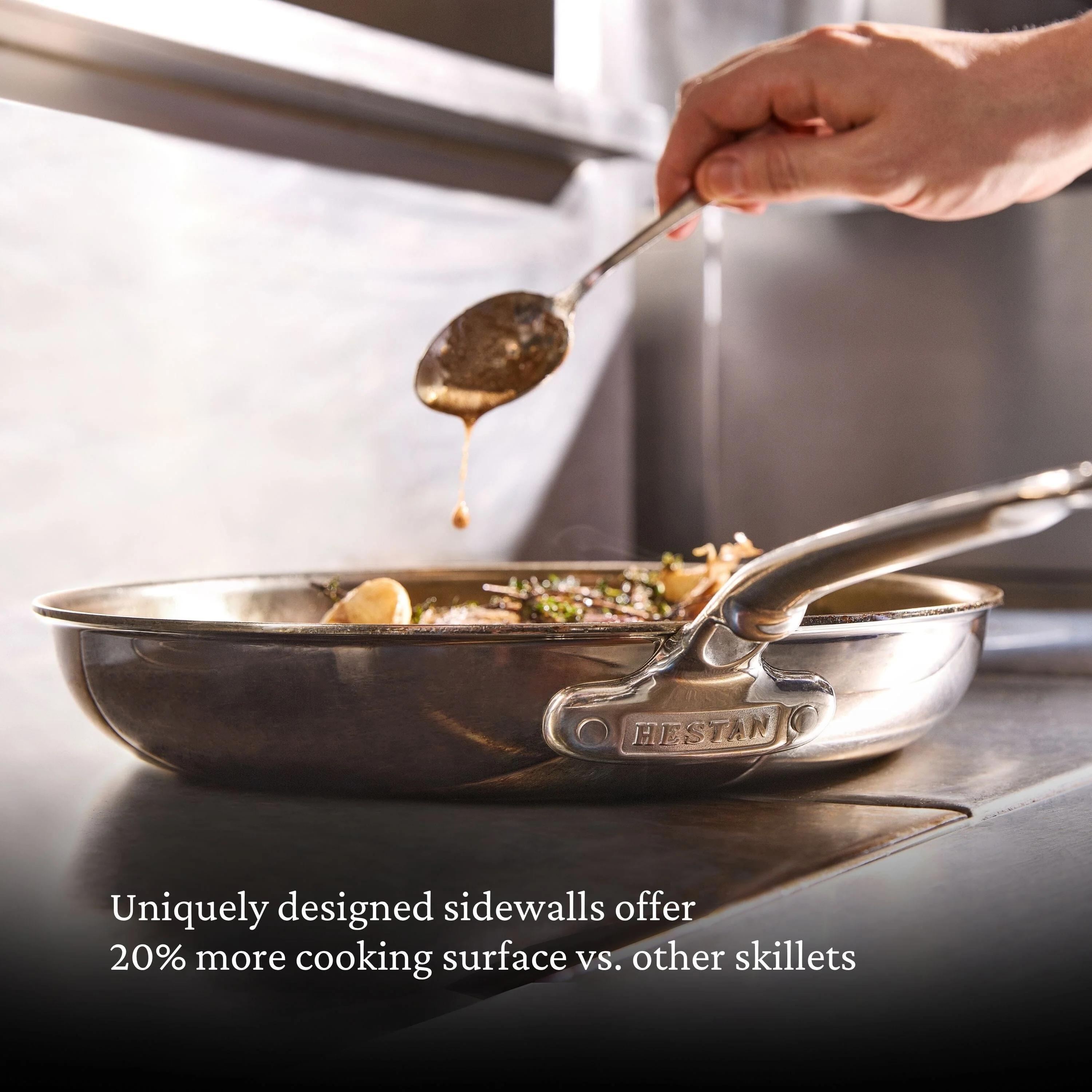 Hestan ProBond Luxe 3pc Skillet Set:  (8.5”, 11", and 12.5" skillets) - Image 8