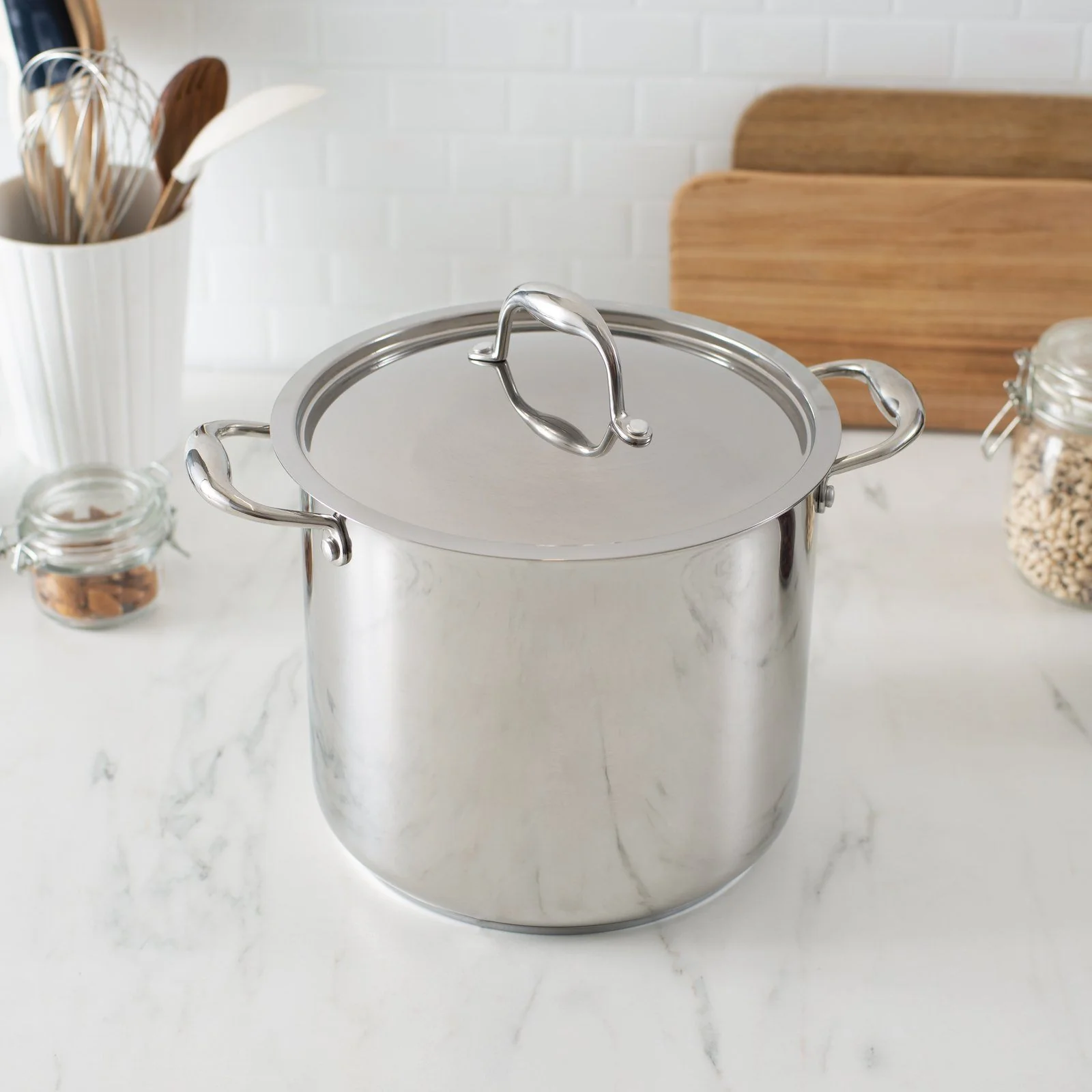 Meyer Accolade Stainless Steel 9L Stock Pot with cover, Made in Canada - Image 5