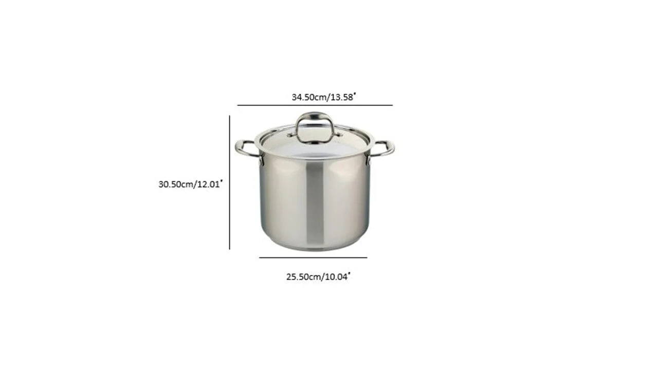 Meyer Accolade Stainless Steel 9L Stock Pot with cover, Made in Canada - Image 9