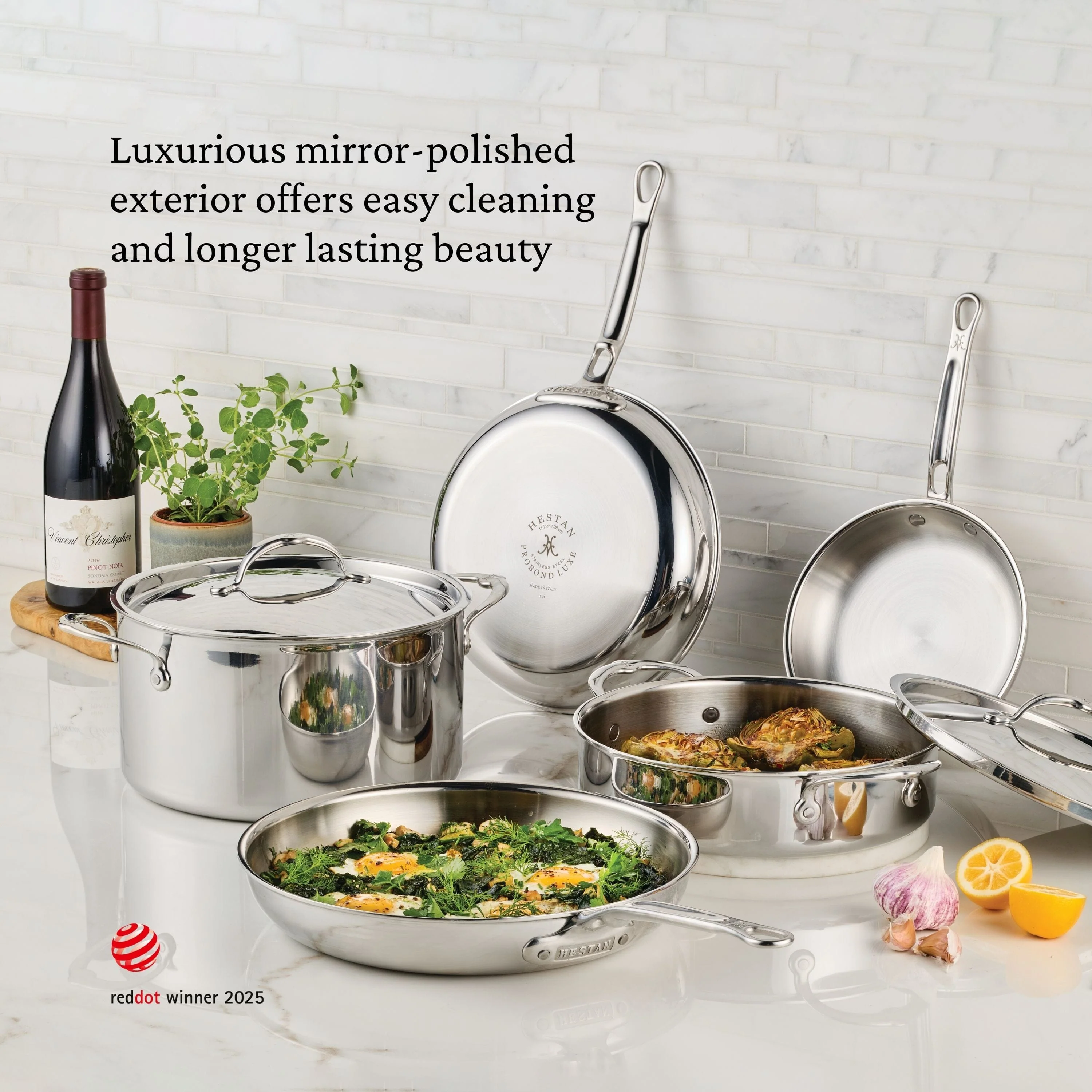 Hestan ProBond® Luxe 3.5QT/26CM Covered Sauteuse - Image 10
