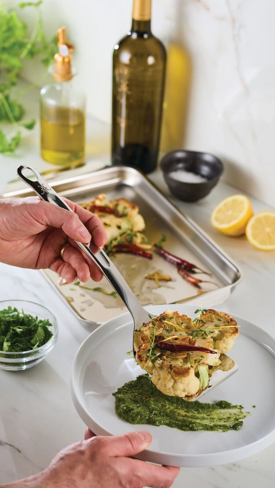 Hestan Provisions 13" Stainless Steel Solid Turner Utensil - Image 3