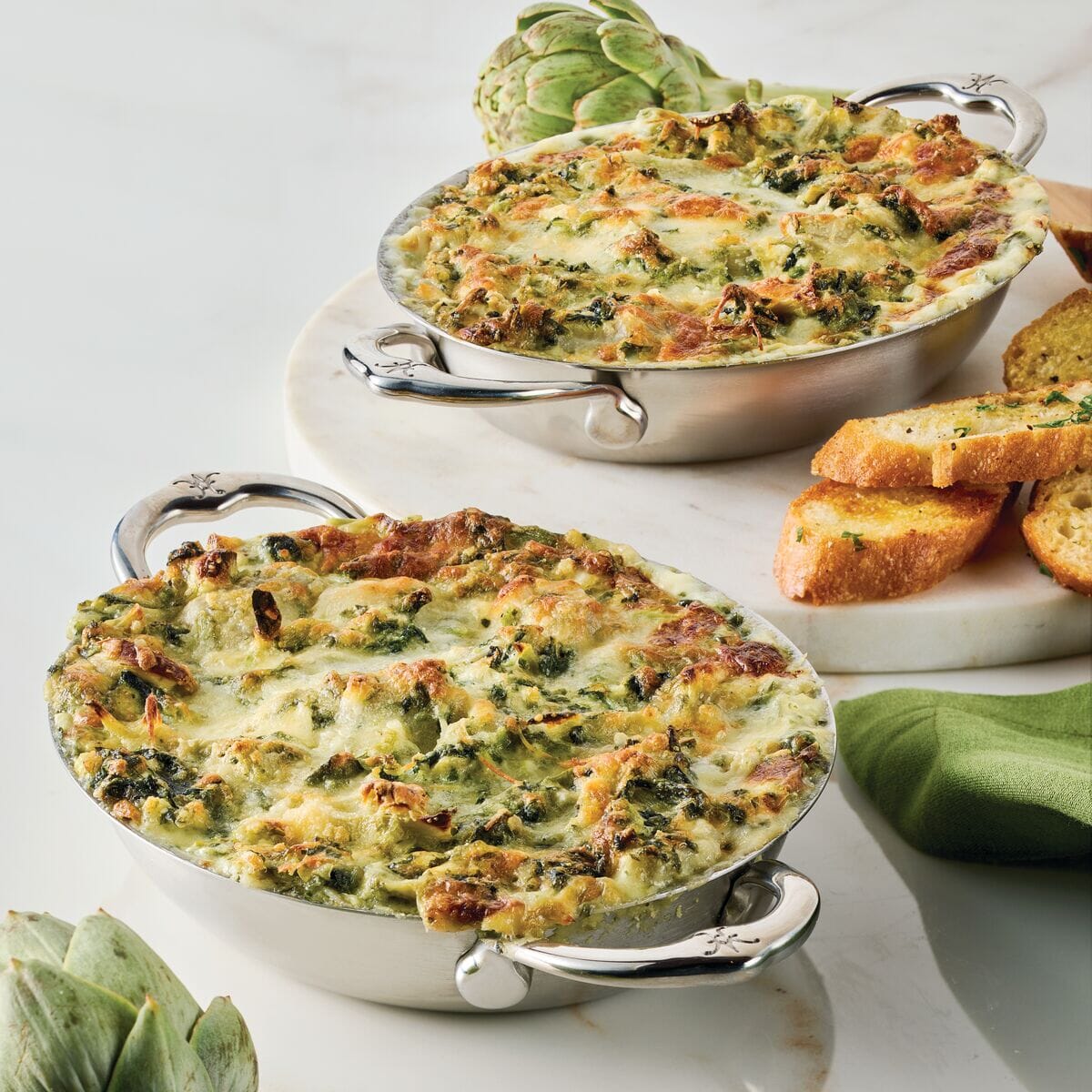 Hestan Provisions Stainless-Steel Mini Oval Au Gratin Set of Two 6.5" x 5.5" - Image 4