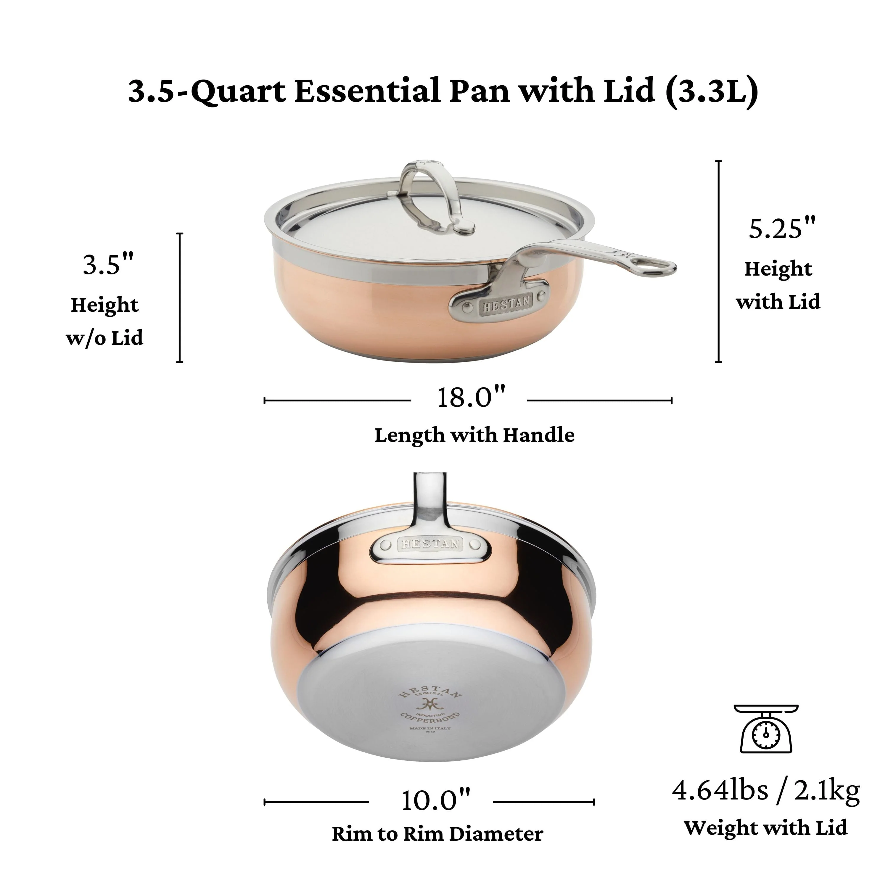 Hestan Induction Copper Essential Pans - Image 10
