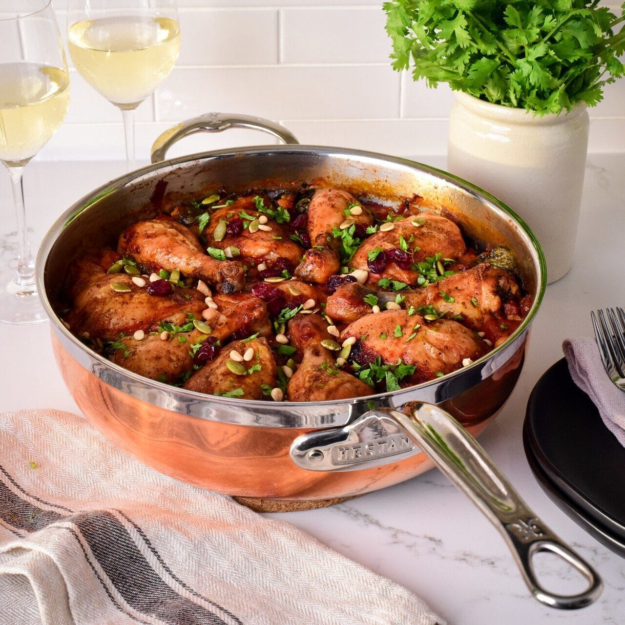 Hestan Induction Copper Essential Pans - Image 3
