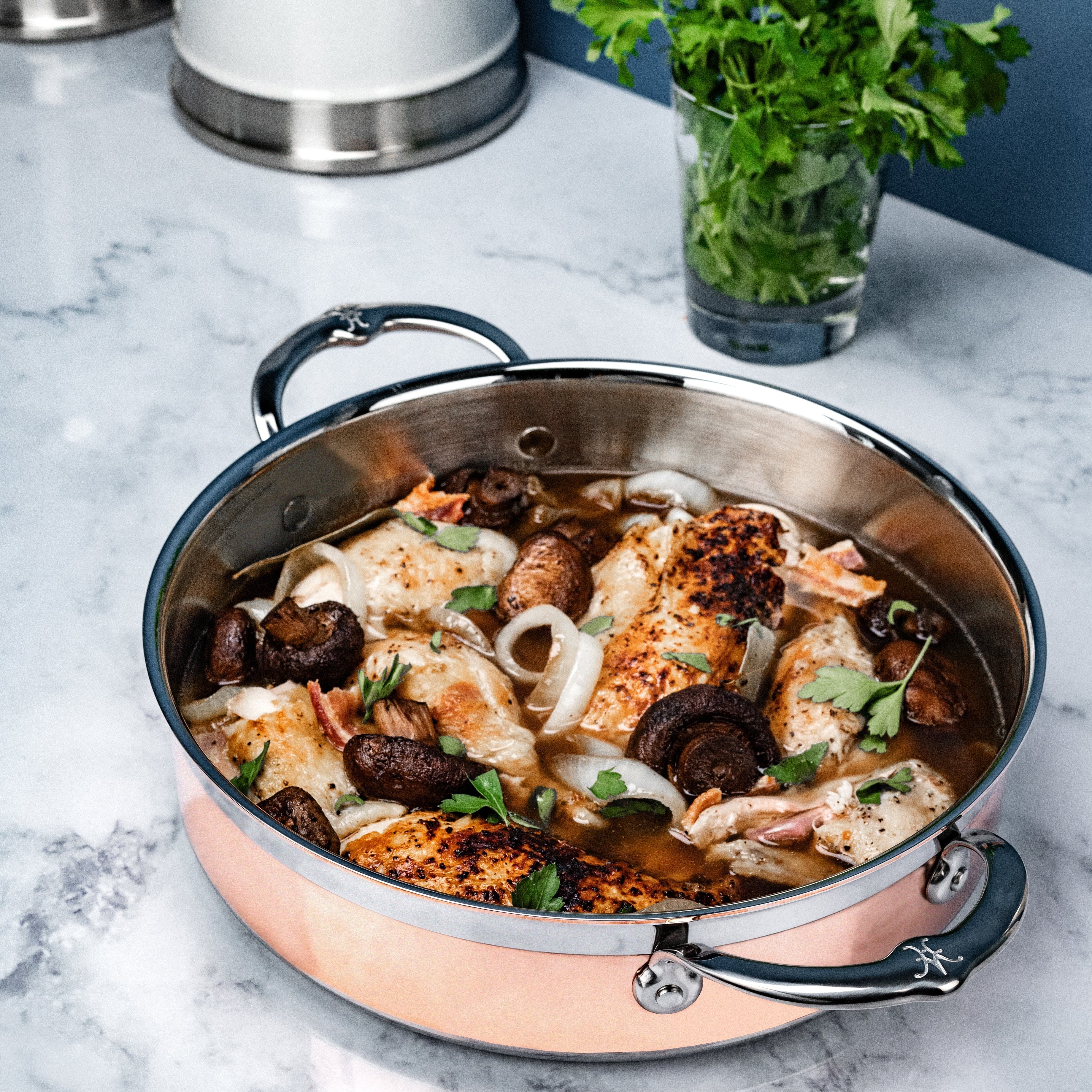 Hestan Induction Copper Sauteuse, 3.5-Quart - Image 5