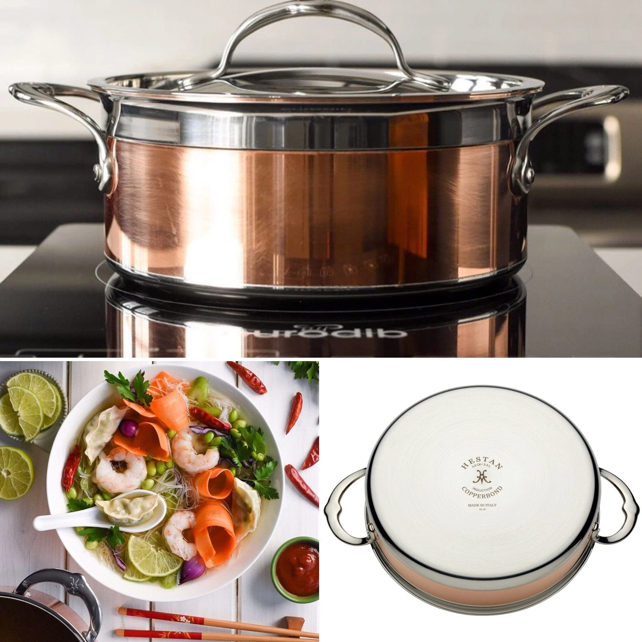 Hestan Induction Copper Soup Pot, 3-Quart - Image 4