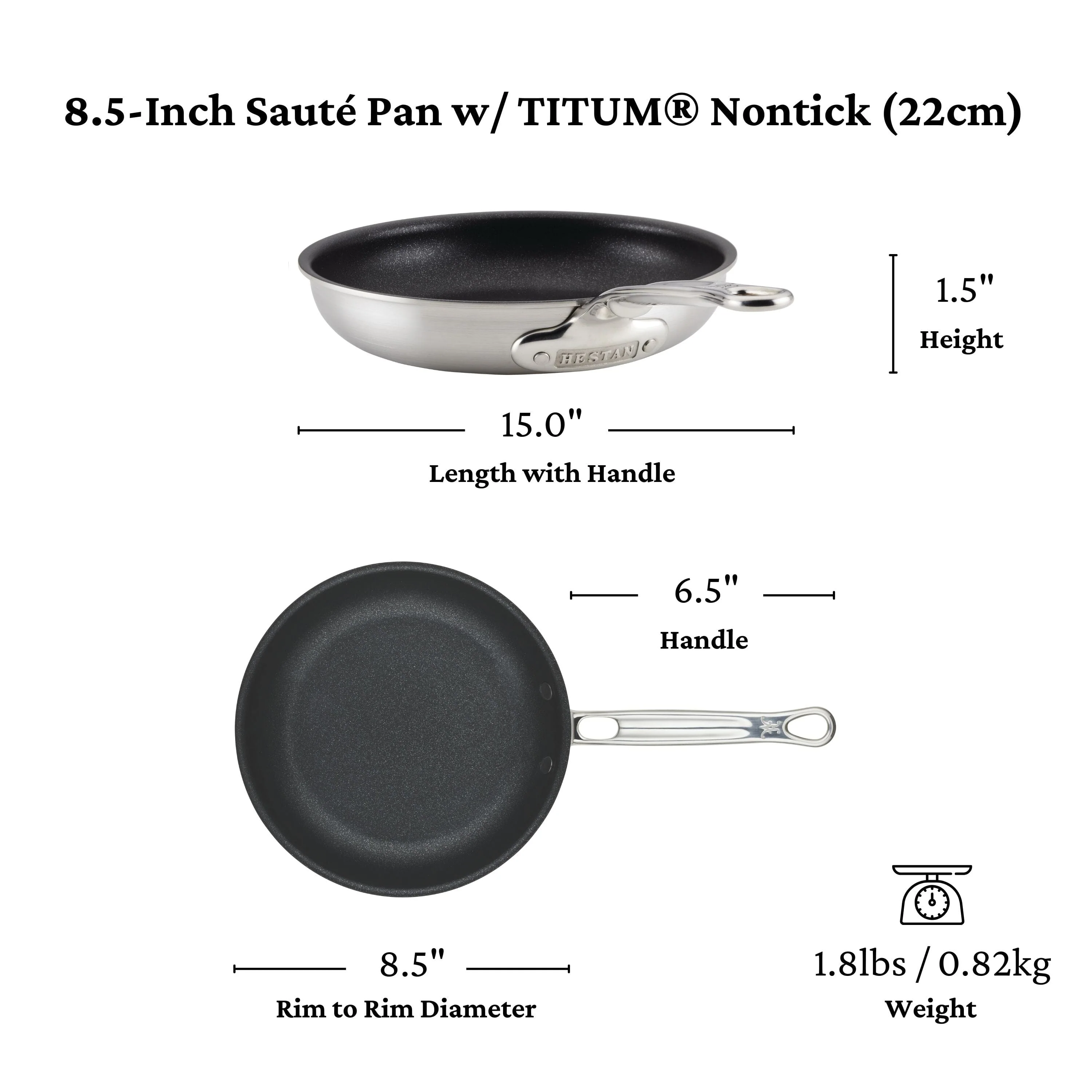 Hestan Thomas Keller Insignia TITUM Nonstick Sauté Pans - Image 13