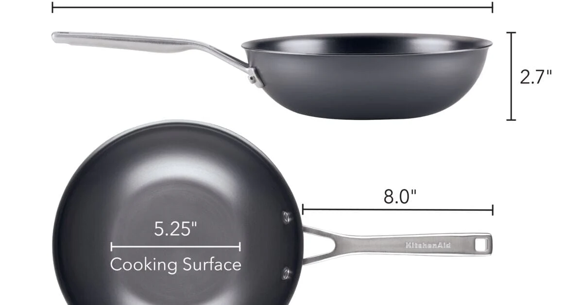 KitchenAid Nitro Carbon Steel 10"/25cm Stir Fry Gray - Image 5