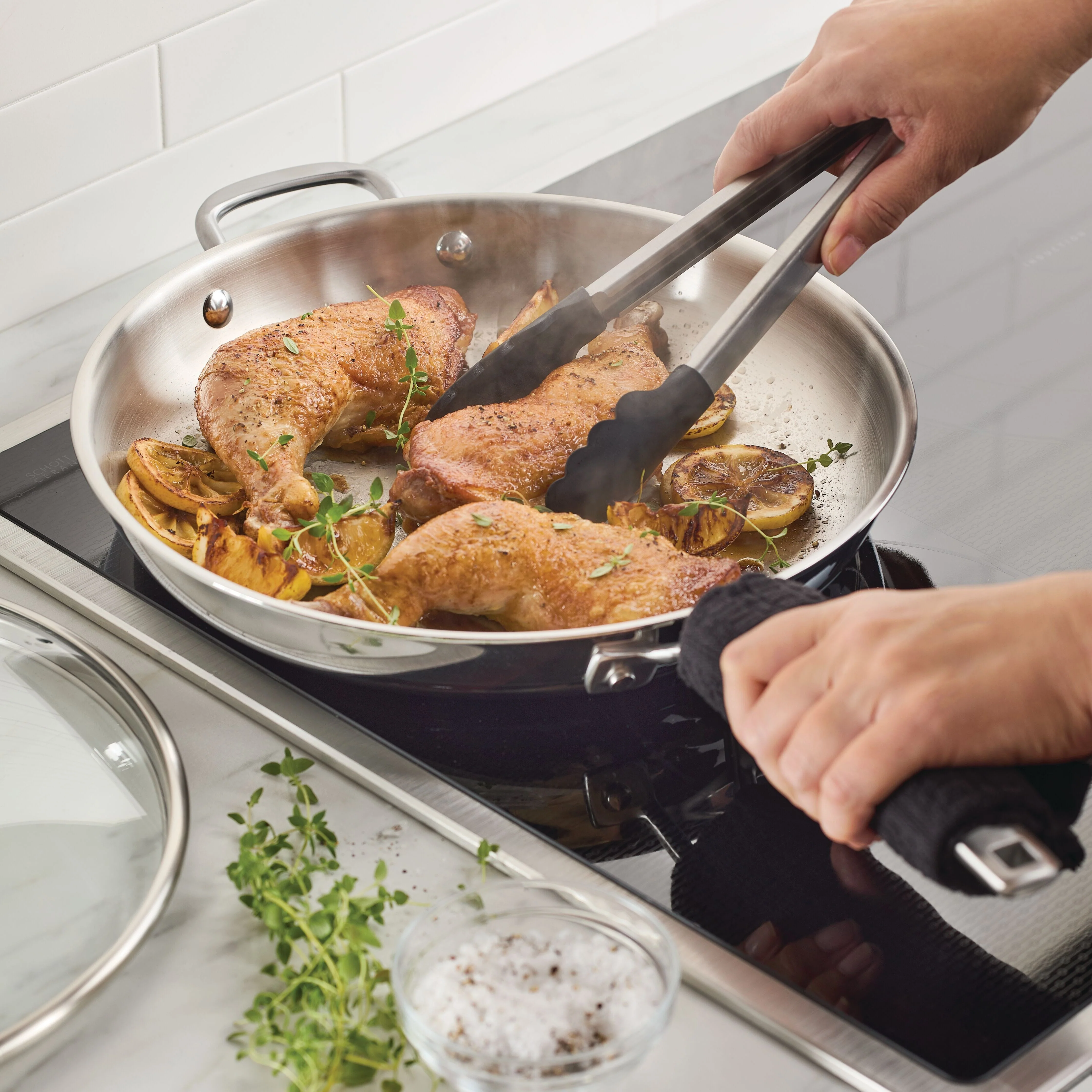 KitchenAid Tri-Ply Clad Stainless Steel 12-piece Cookware Set - Image 4