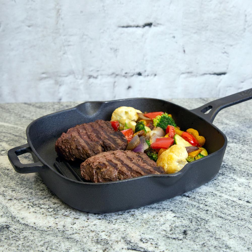 Meyer Cast Iron 25cm Grill Pan - Image 3