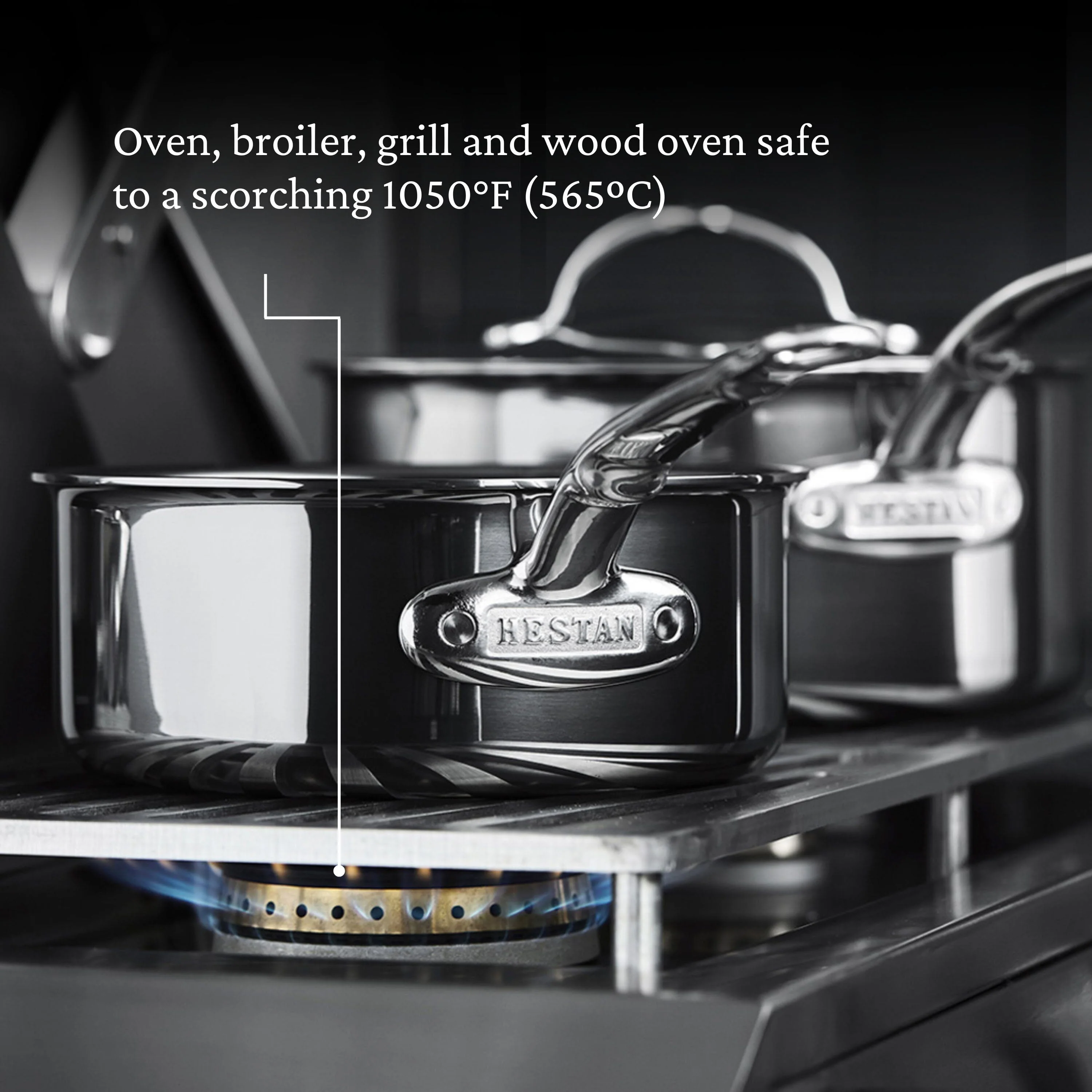 Hestan NanoBond® Molecular Titanium 10-Piece Cookware Set - Image 6