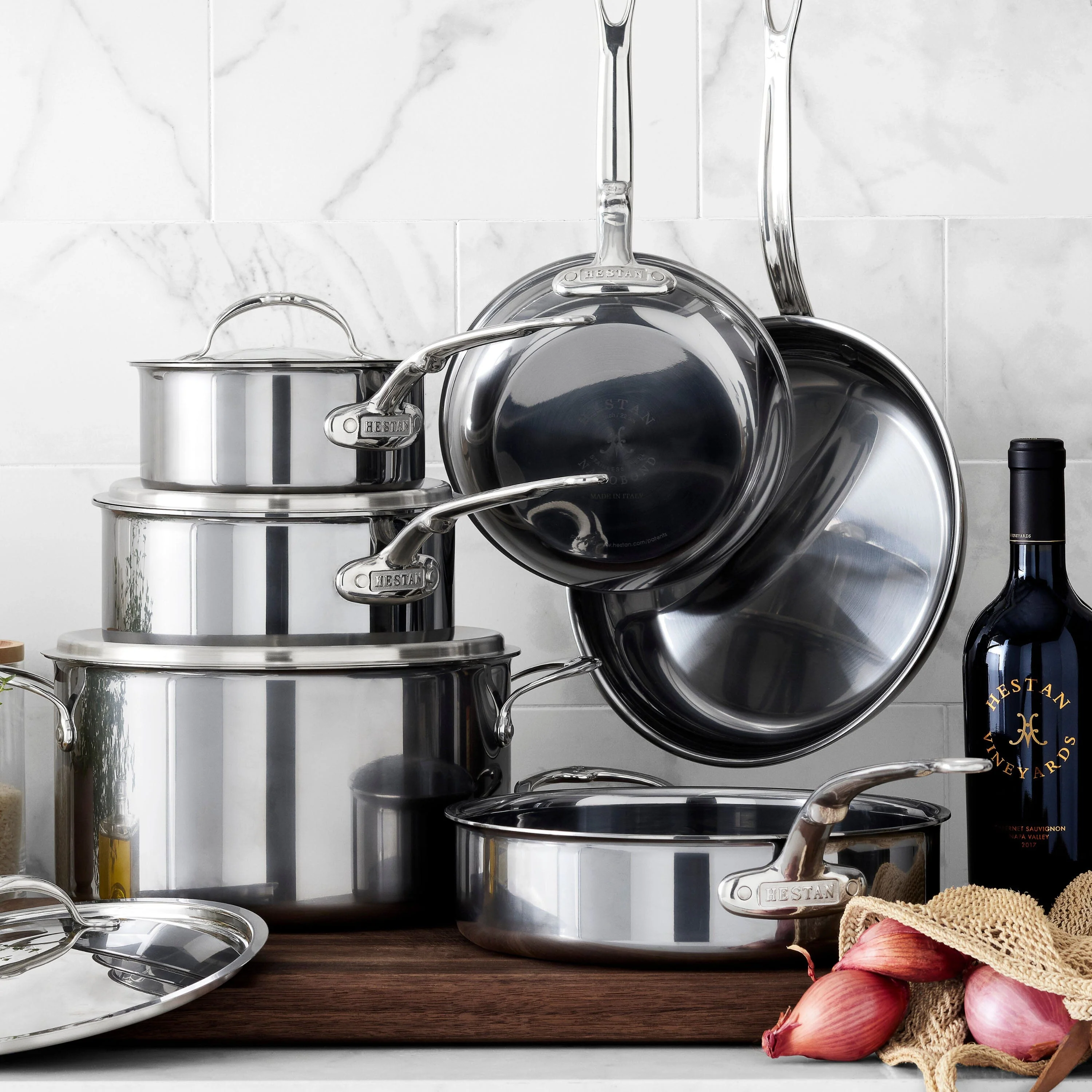 Hestan NanoBond® Molecular Titanium 10-Piece Cookware Set - Image 8