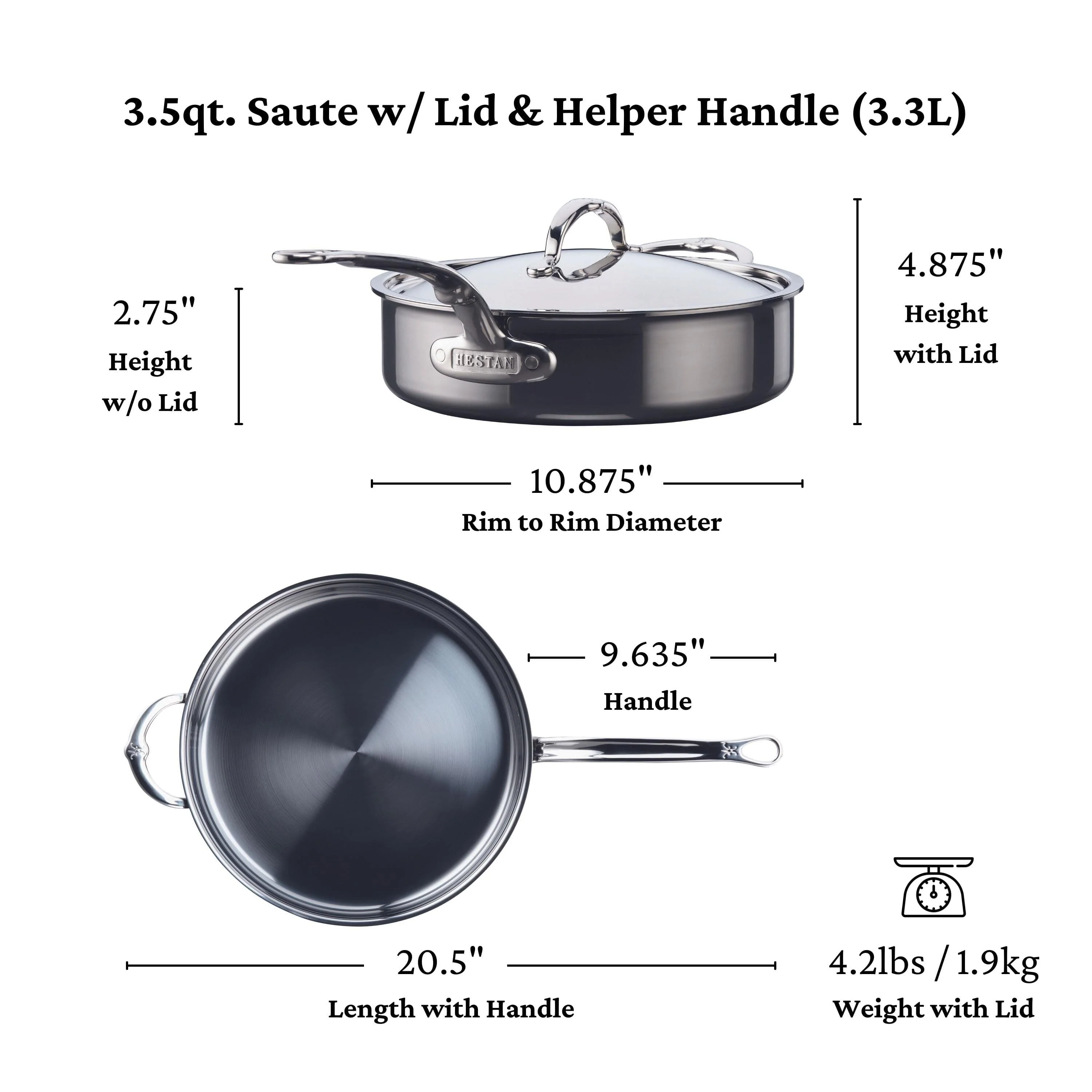 Hestan Titanium Sauté Pans - Image 10
