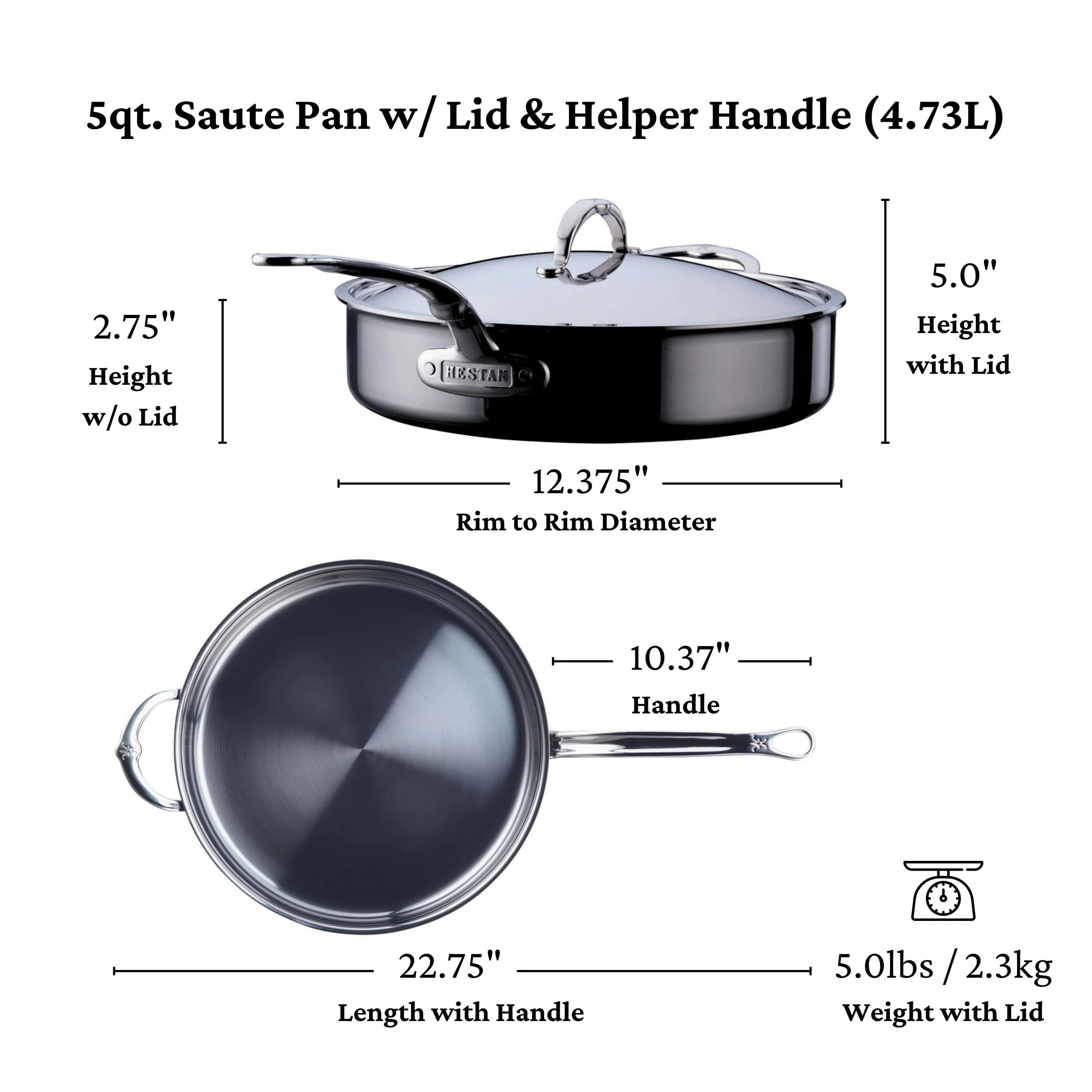 Hestan Titanium Sauté Pans - Image 9