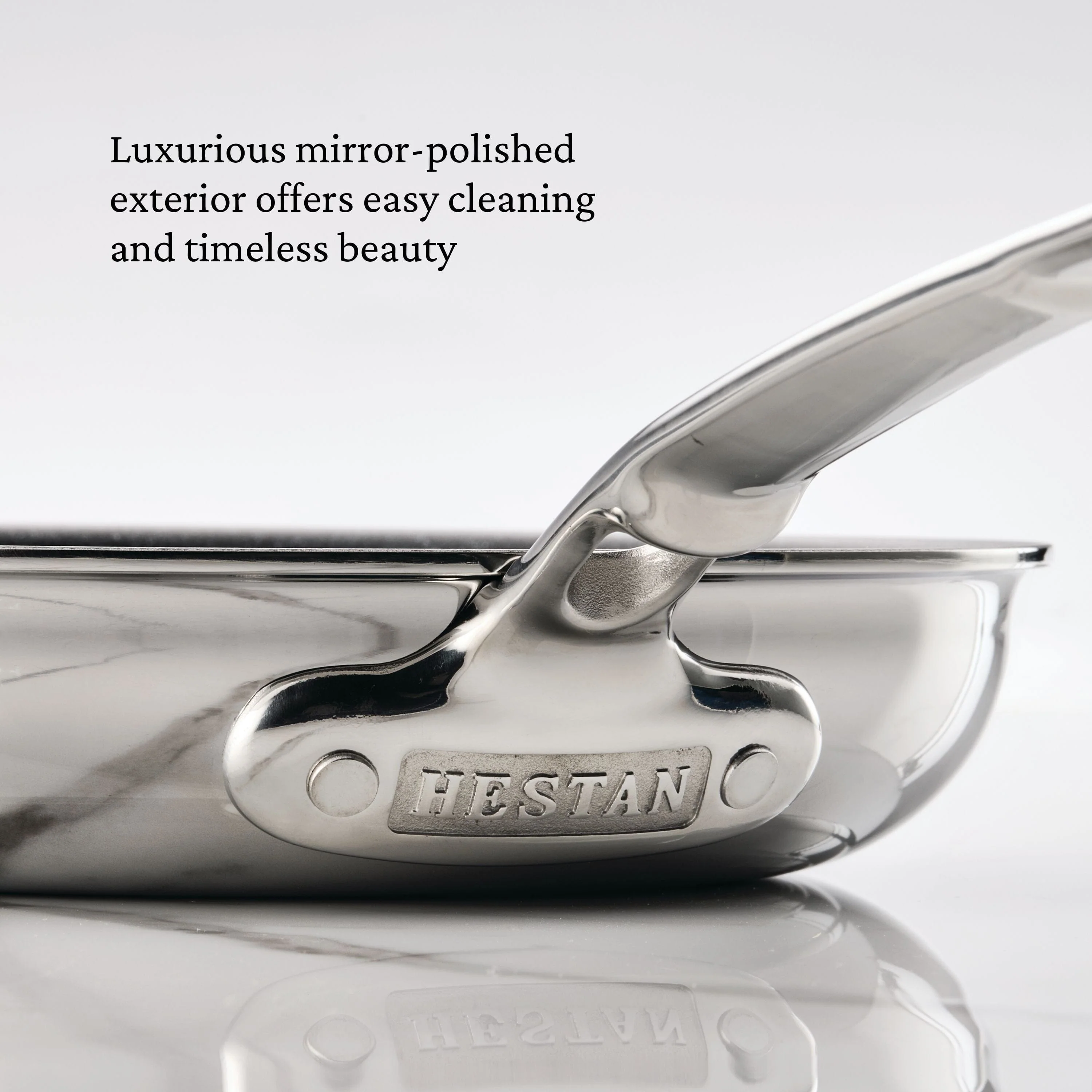 Hestan ProBond® Luxe 11" Professional Clad Stainless Steel Skillet - Image 2