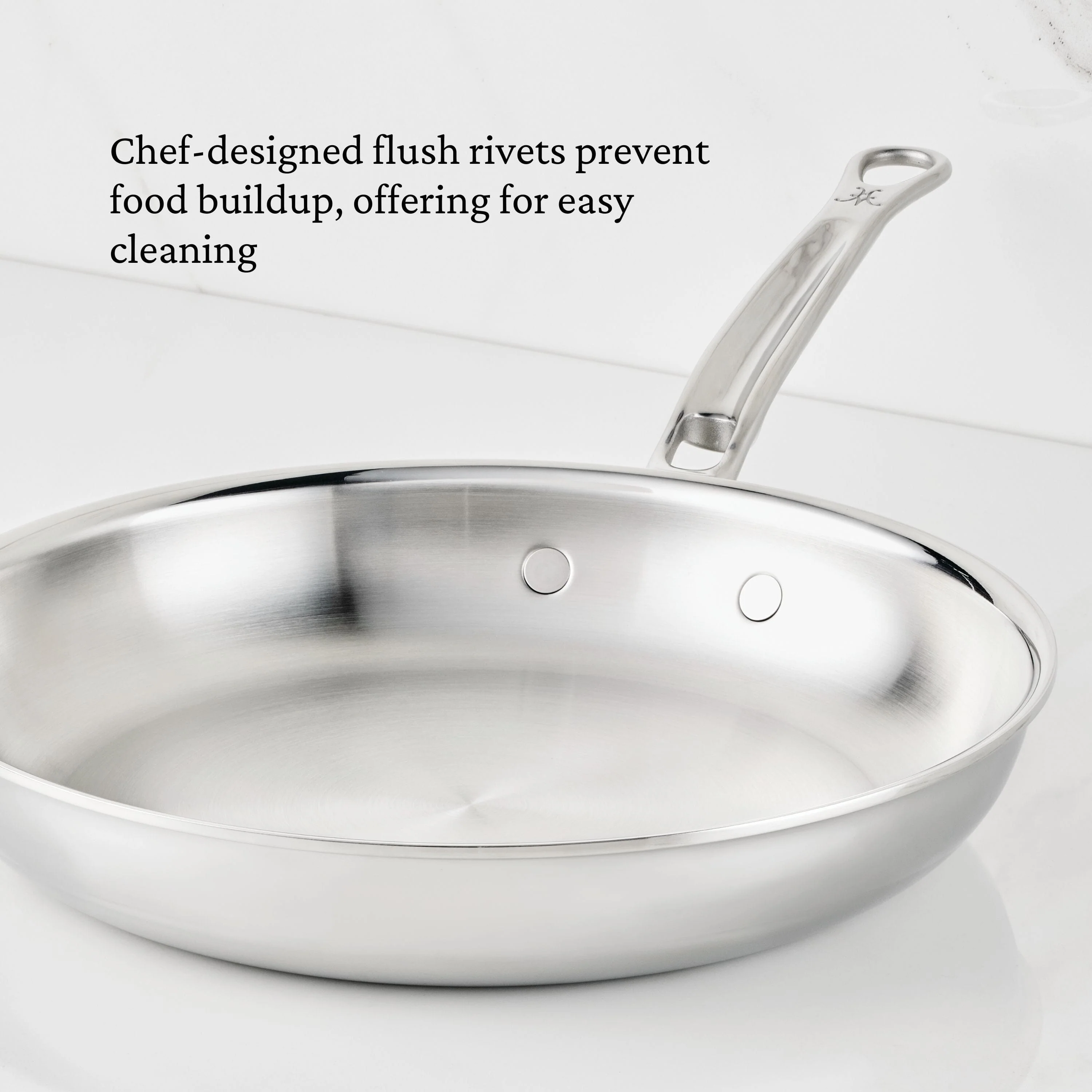 Hestan ProBond® Luxe 11" Professional Clad Stainless Steel Skillet - Image 4