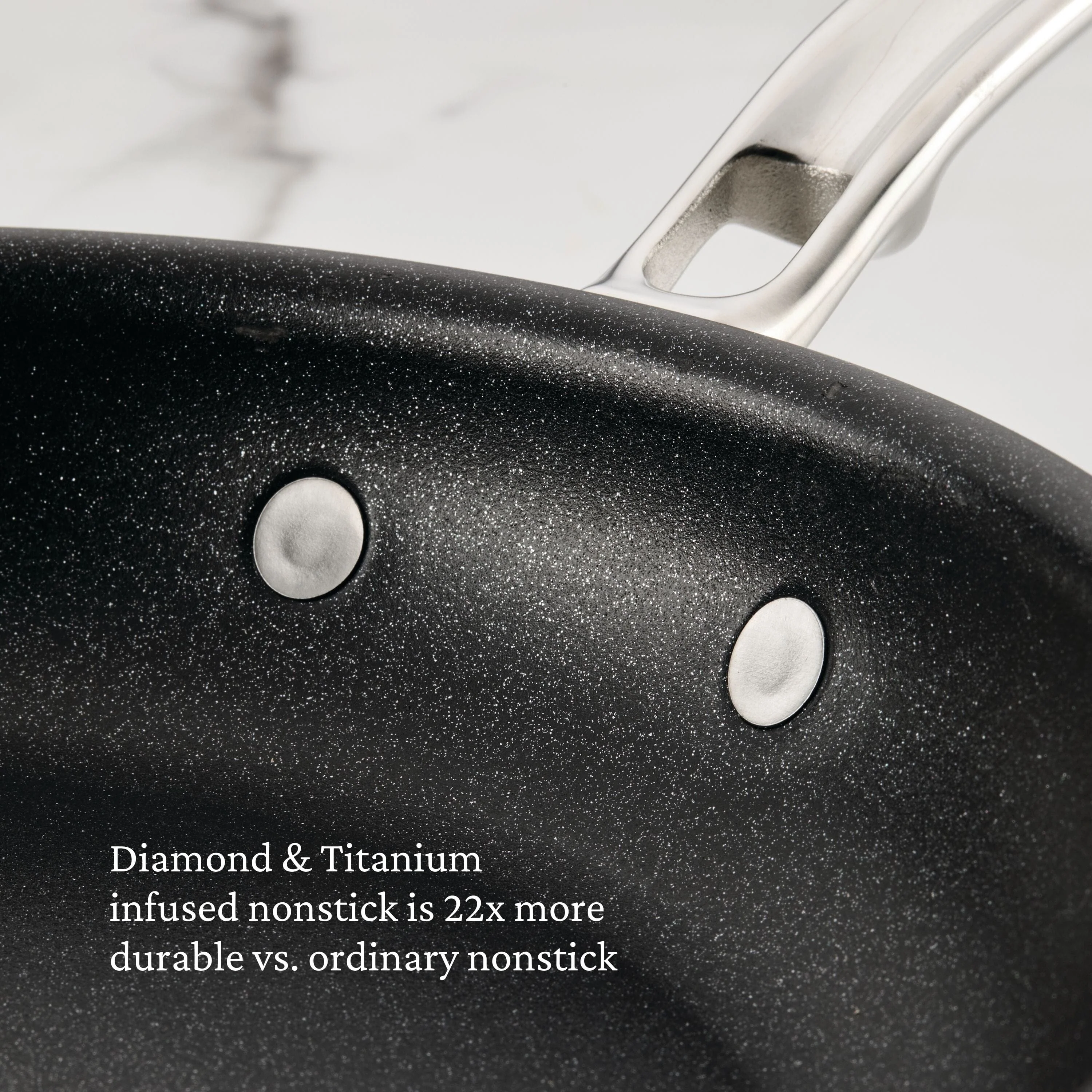 Hestan ProBond® Luxe 11" Professional Clad Stainless Steel Skillet with TITUM Nonstick - Image 11
