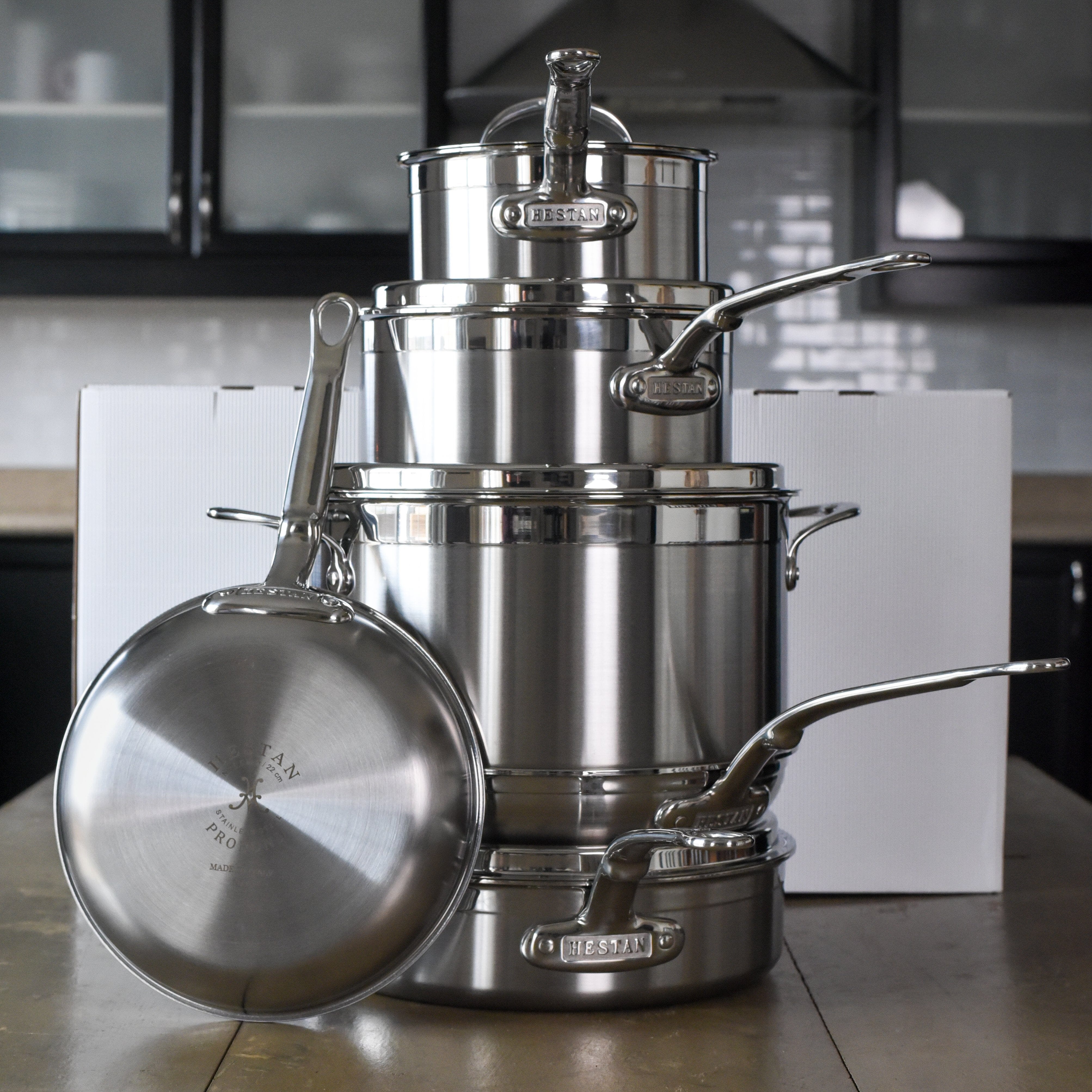 Hestan Professional Clad Stainless Steel Ultimate Set, 10-piece - Image 4