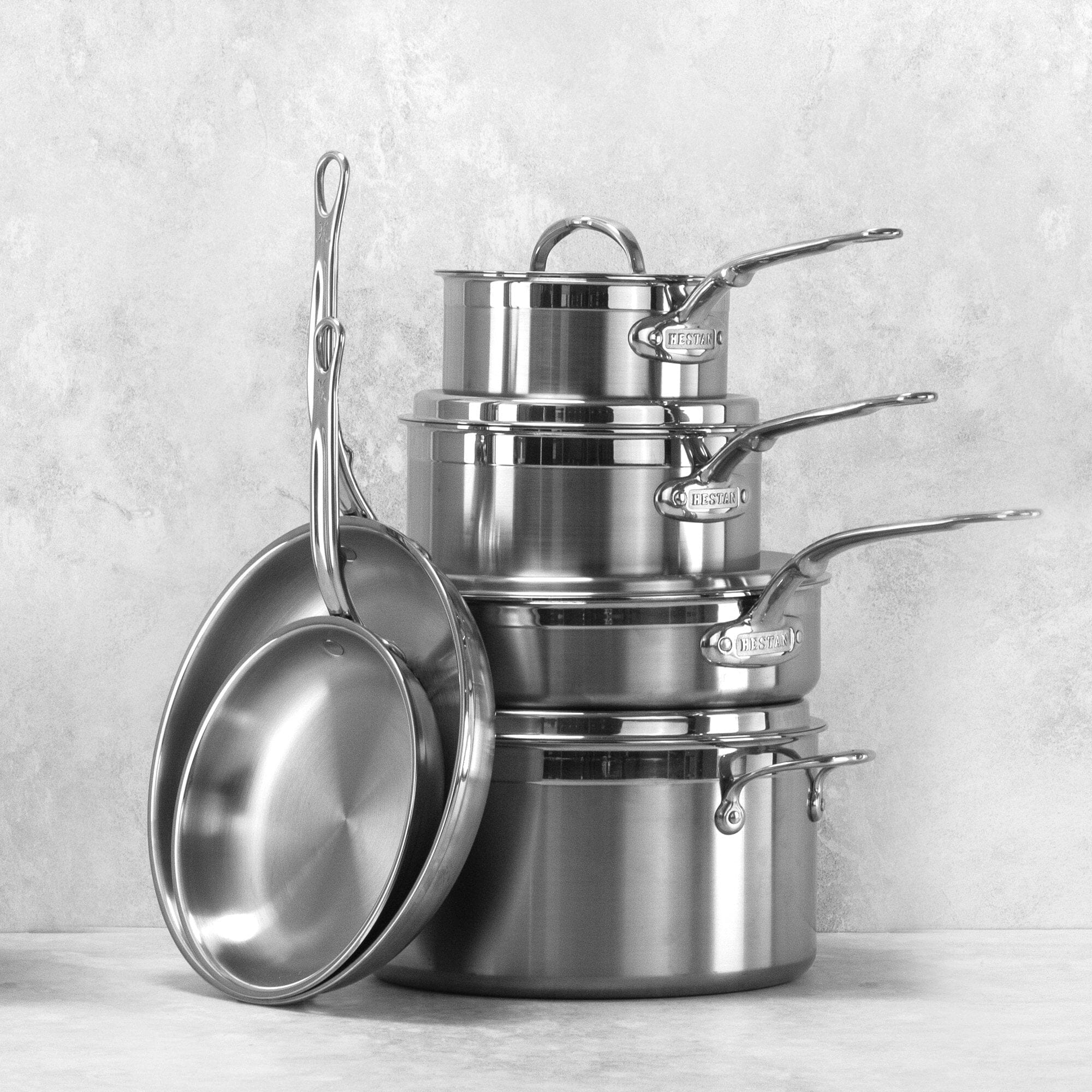Hestan Professional Clad Stainless Steel Ultimate Set, 10-piece - Image 5