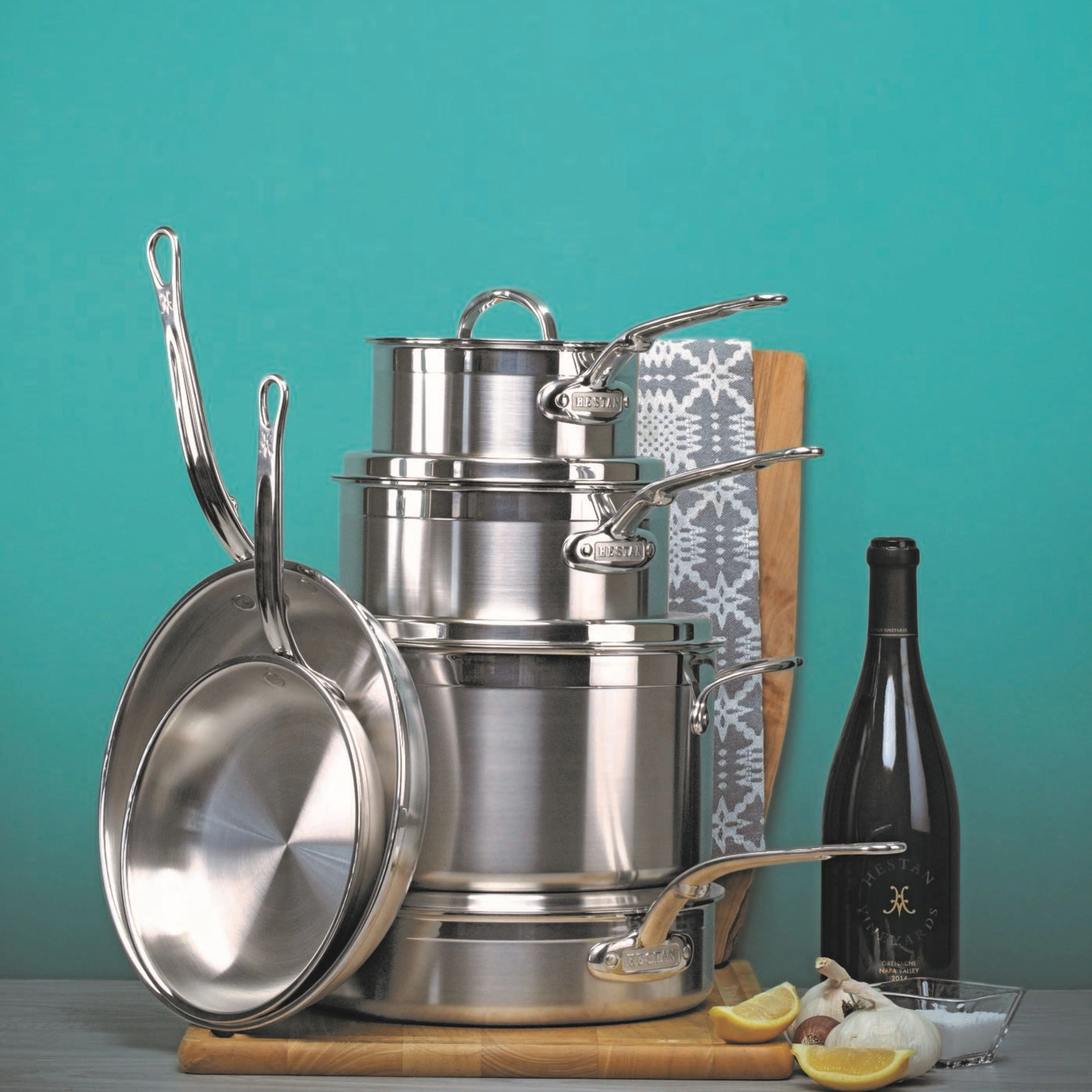 Hestan Professional Clad Stainless Steel Ultimate Set, 10-piece - Image 6