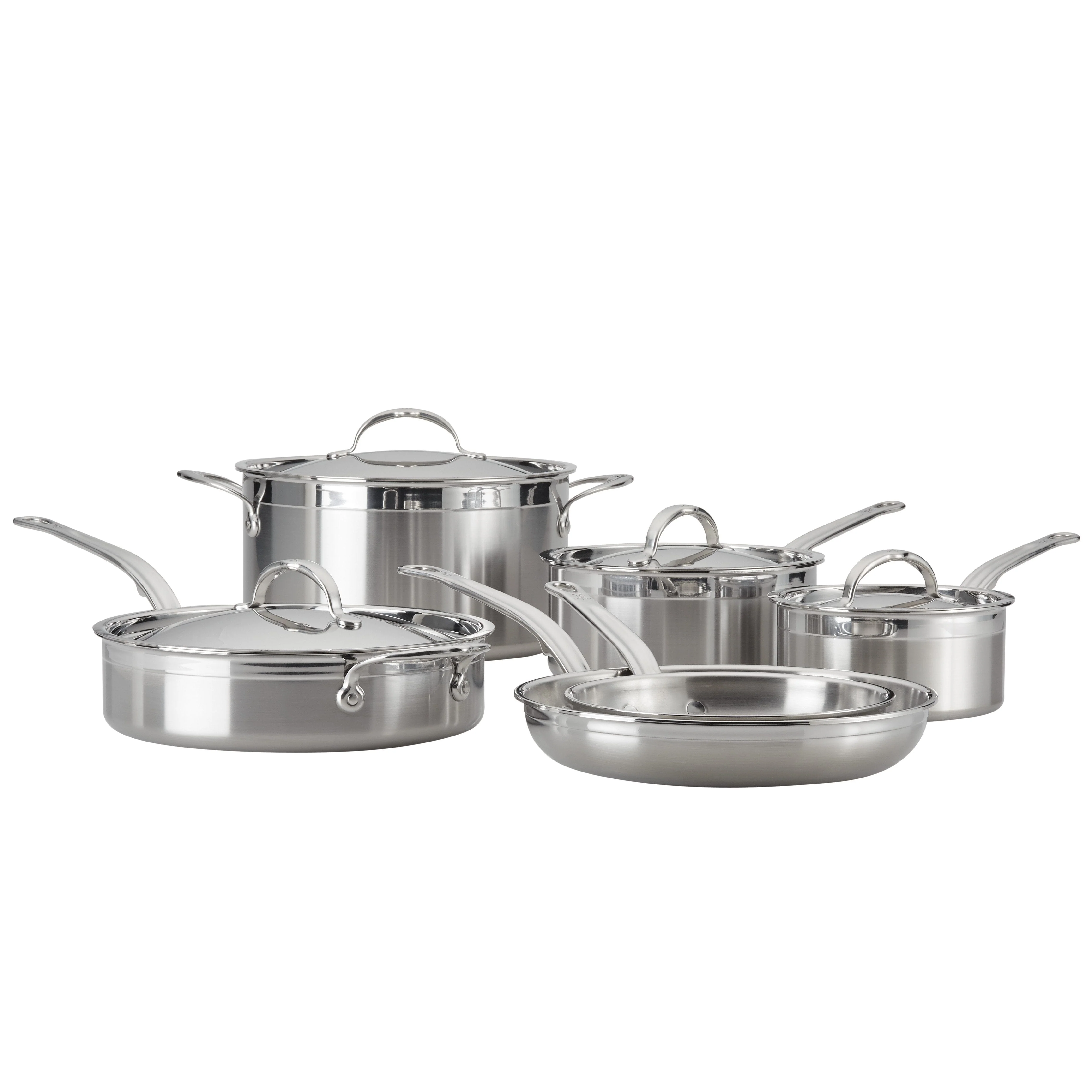 Hestan Professional Clad Stainless Steel Ultimate Set, 10-piece - Image 7