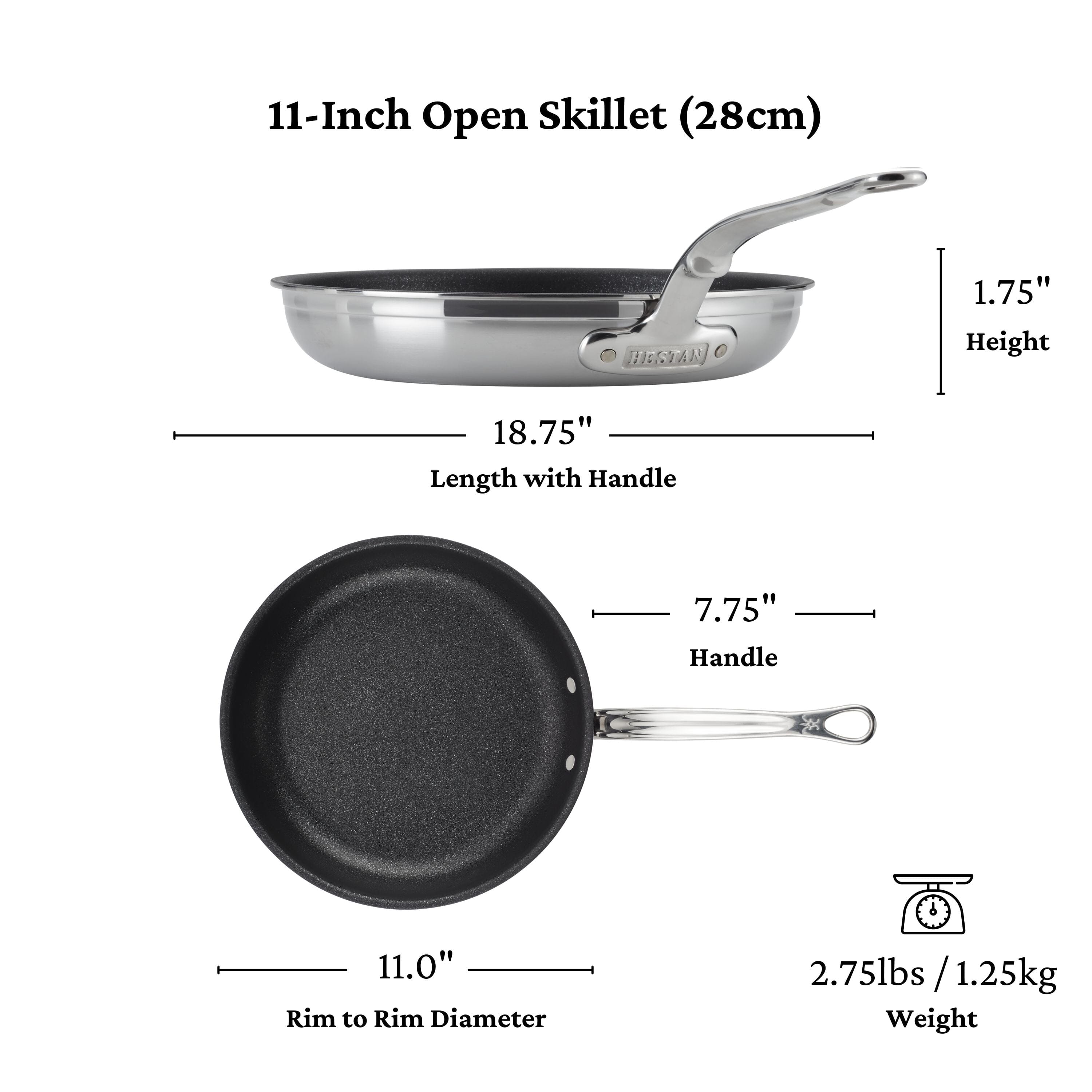 Hestan Professional Clad Stainless Steel TITUM<sup>TM</sup> Nonstick Skillets - Image 10