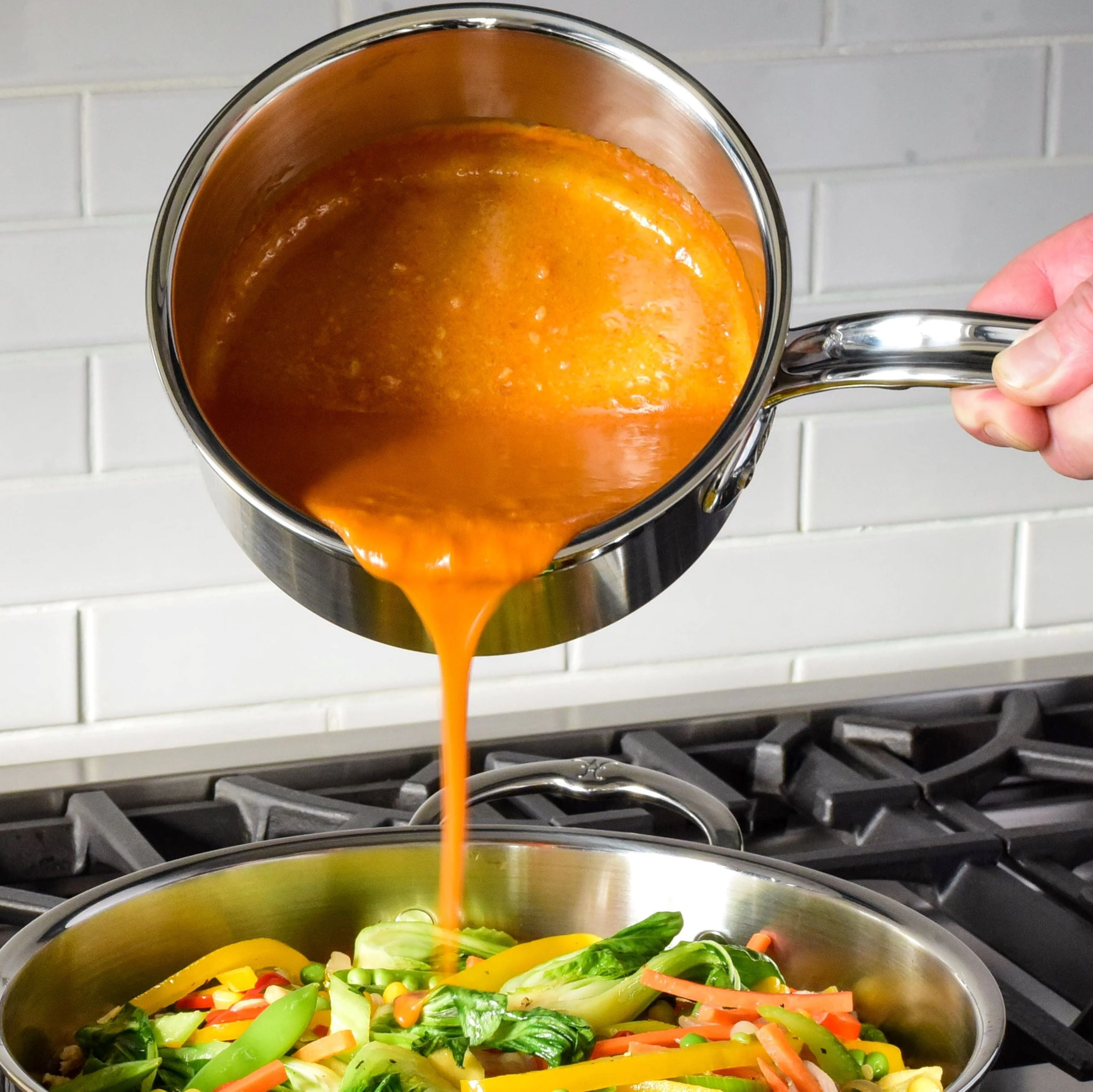 Hestan Professional Clad Stainless Steel Saucepans - Image 3