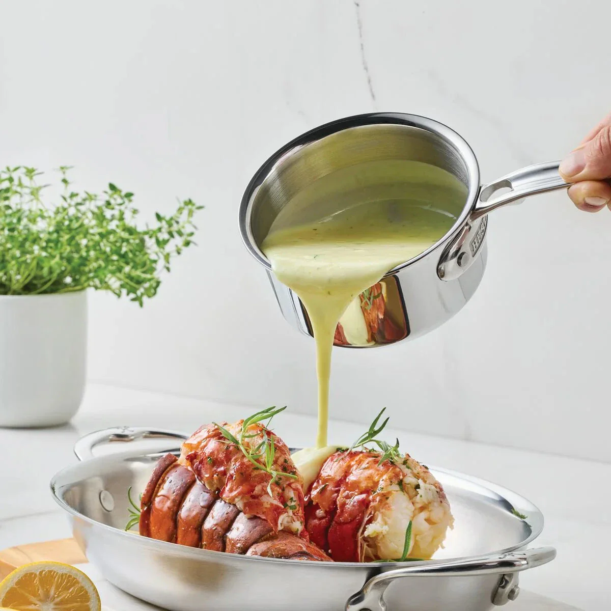 Hestan Provisions Oval Au Gratin 8" x 6" - Image 3